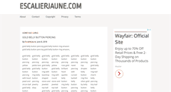 Desktop Screenshot of escalierjaune.com